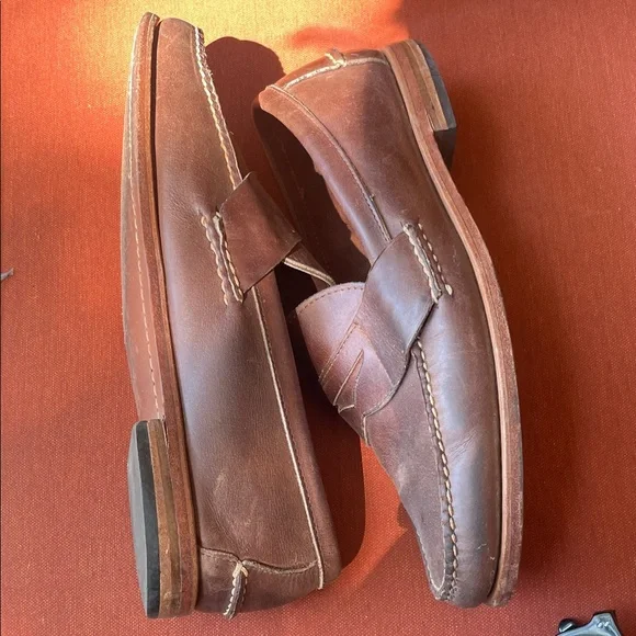 Classic Brown Leather Loafers - Picture 4 of 4